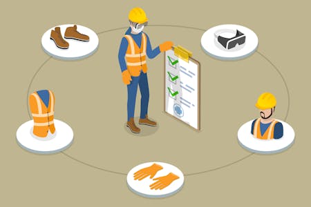 3D Isometric Flat Vector Conceptual Illustration of Occupational Safety